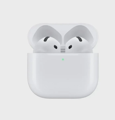 Apple AirPods 4 Wireless Earbuds, Bluetooth Headphones, Personalized Spatial Audio, Sweat and Water Resistant-0