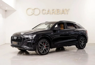 AED 2961 PM | AUDI Q8 QUATTRO 2020 S LINE | SINGLE OWNER | PRISTINE CONDITION | 1 YEAR WARRANTY| GCC-0