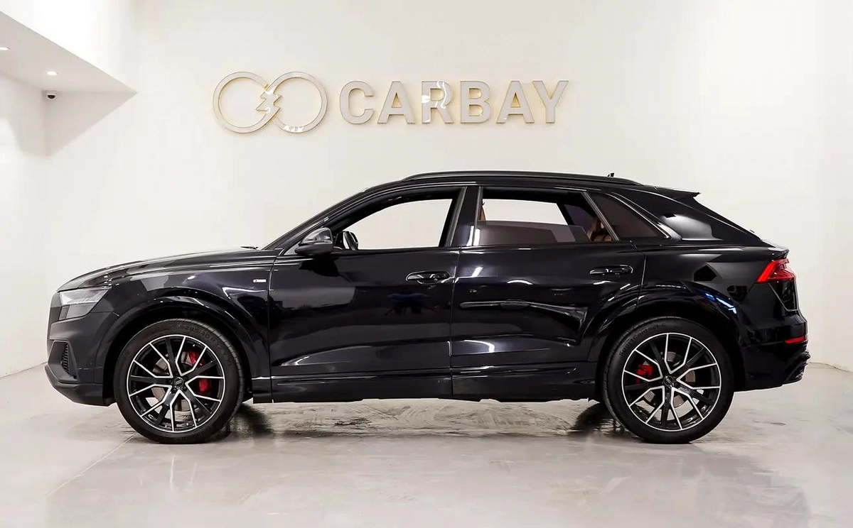 AED 2961 PM | AUDI Q8 QUATTRO 2020 S LINE | SINGLE OWNER | PRISTINE CONDITION | 1 YEAR WARRANTY| GCC-18-18