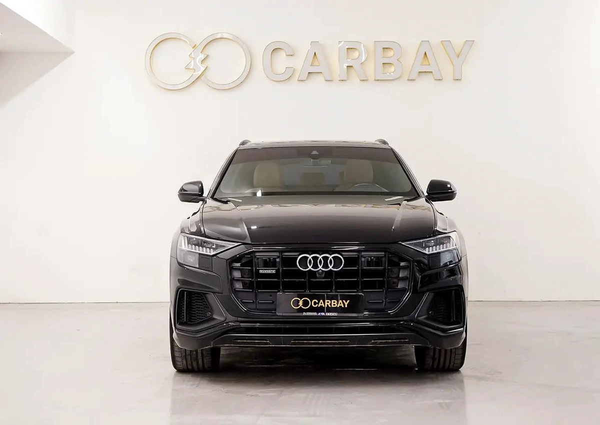 AED 2961 PM | AUDI Q8 QUATTRO 2020 S LINE | SINGLE OWNER | PRISTINE CONDITION | 1 YEAR WARRANTY| GCC-9-9