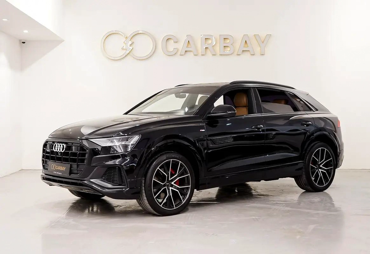 AED 2961 PM | AUDI Q8 QUATTRO 2020 S LINE | SINGLE OWNER | PRISTINE CONDITION | 1 YEAR WARRANTY| GCC-0-0