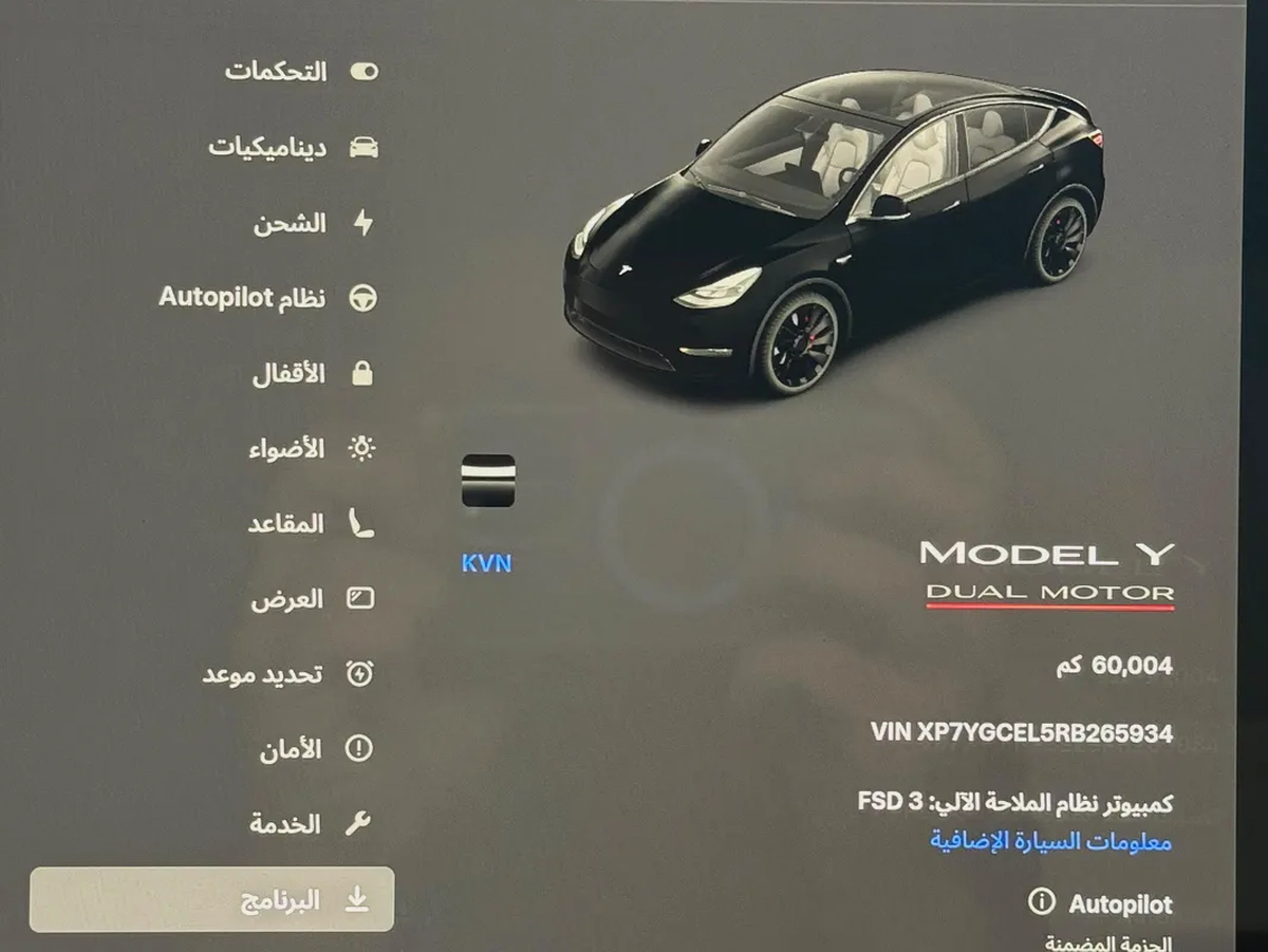Tesla Model Y Performance 2024 GCC Original Paint