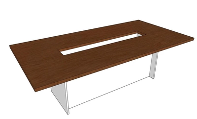 Meeting table: Rectangle, Hollow Center, For 6-20 persons-0
