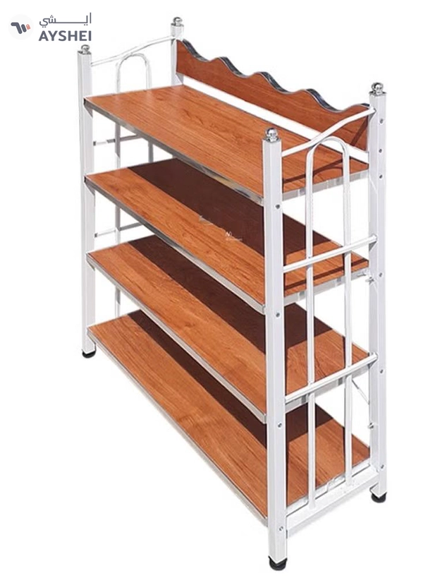 DubaiGallery Shoe Rack,Multi-Tier Standing Shoes Storage Organizer Creative Household Racks Multi-Functional Simple Shoe Shelf Personality Art Fashion Shoe Cabinet Happy