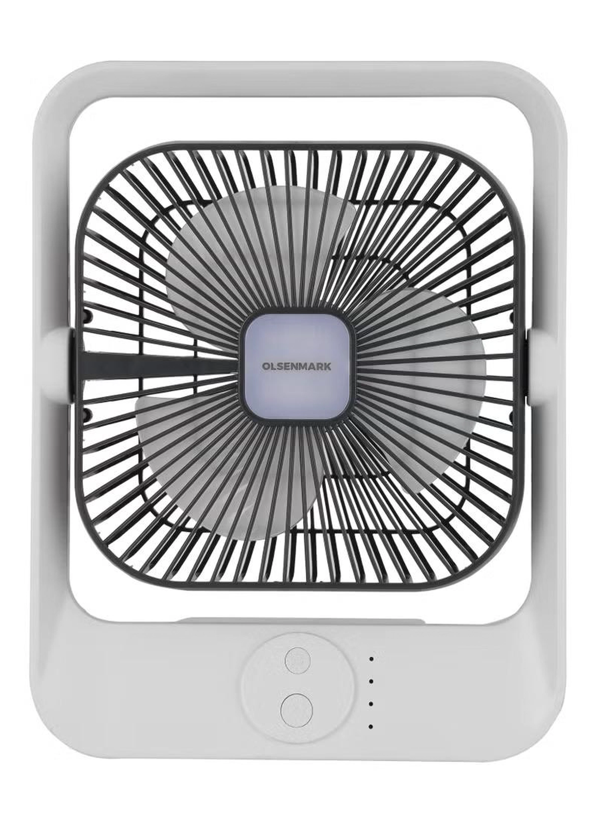  Olsenmark 8" Rechargeable Table Fan, Working Time up to 9 Hours, 3 Speed Controls, High Performance Battery for High Speed -5-5