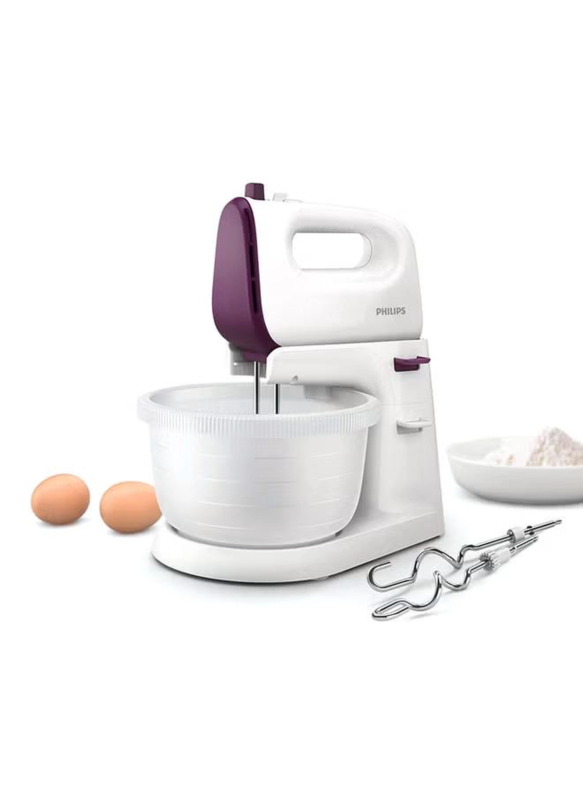Philips Eggs Mixer 450W 3.0 L 400.0 W HR3745 / 11 White-1-1