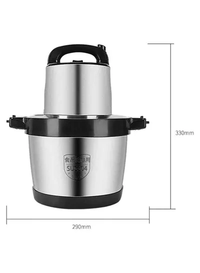Electric Food Processor and Blender, Stainless Steel Blending Chopper for Meat Vegetable and Fruits 6L-1