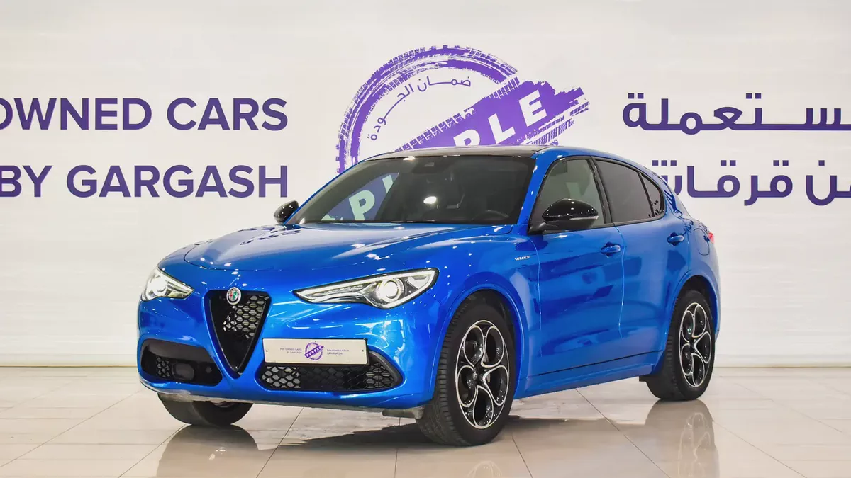 0% DP |AED 1,792/Month | Alfa Romeo | Stelvio Veloce | 2022 | Gargash Warranty and Service
