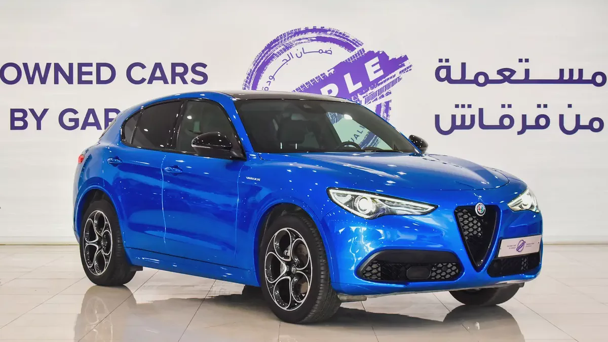 0% DP |AED 1,792/Month | Alfa Romeo | Stelvio Veloce | 2022 | Gargash Warranty and Service-2-2