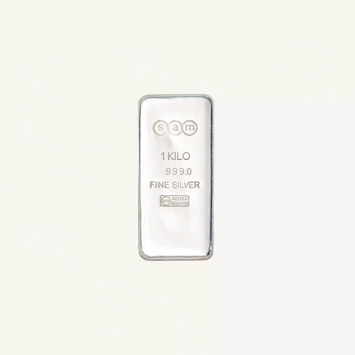 1 KG SAM SILVER BAR 100% Authentic Approved by UAE Goods Delivery
