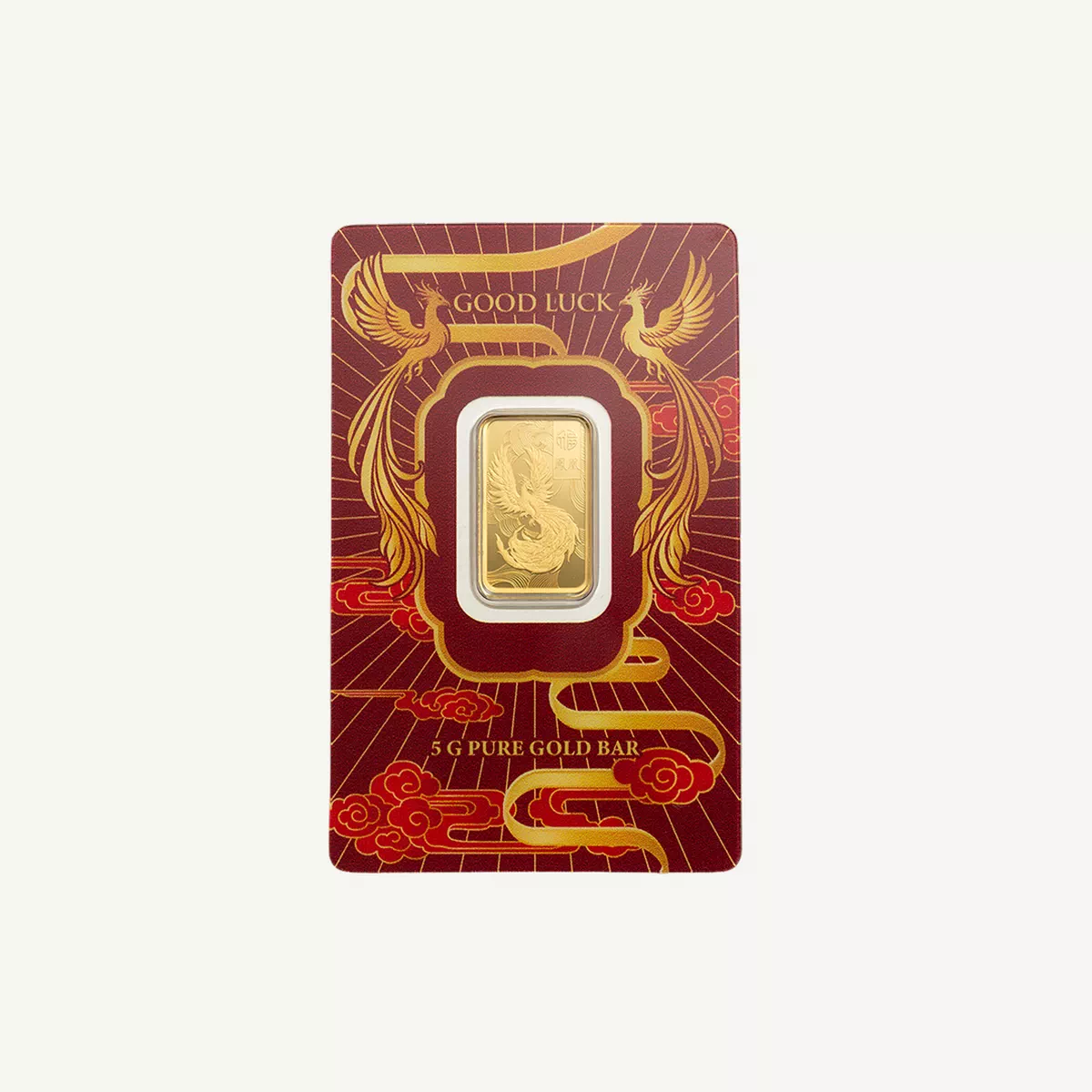 PAMP Good Luck Phoenix 5g Gold Bar-3-3
