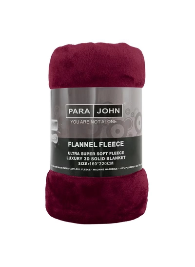 PARAJOHN Flannel Fleece Blanket Double (200x230) For All Season, Fluffy Blanket Warm Bed Throws For Sofa & Bed, Comfortable And Soft Double Flannel Fleece Blanket-1