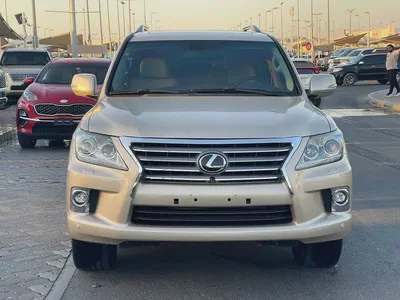 لكزس LX570 ذهبيLexus LX 570 Sport 2014 American Specs - Fully Loaded SUV-0