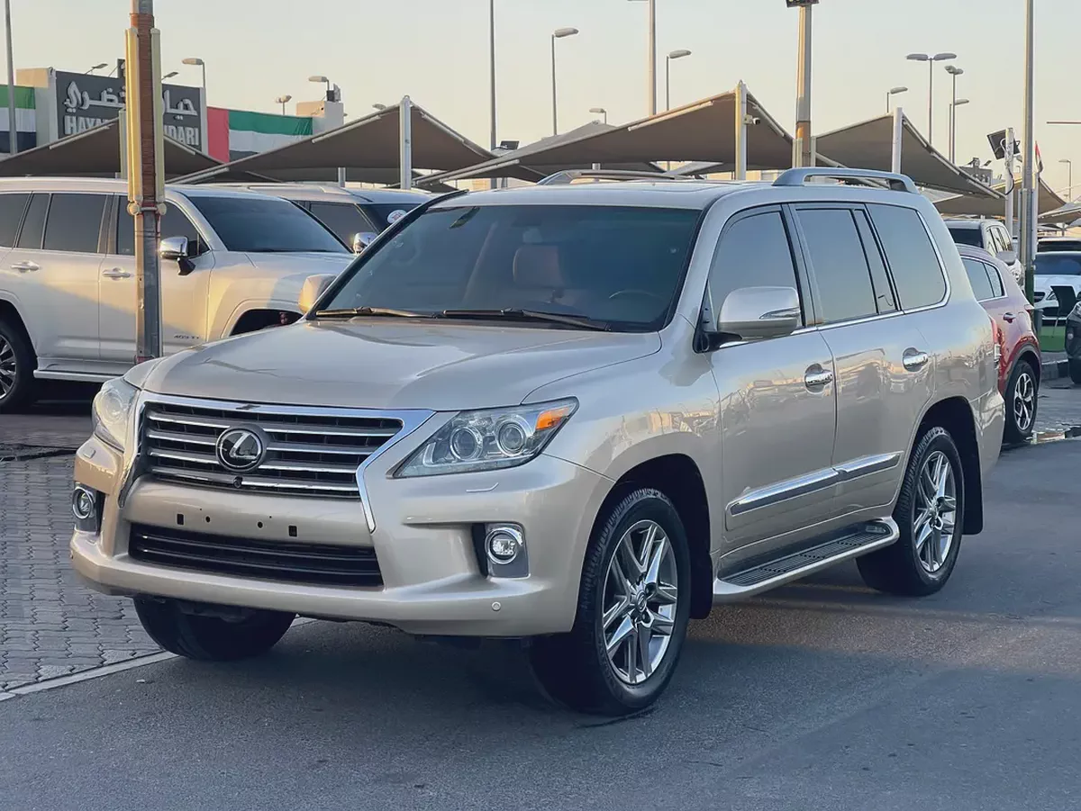 لكزس LX570 ذهبيLexus LX 570 Sport 2014 American Specs - Fully Loaded SUV-1-1