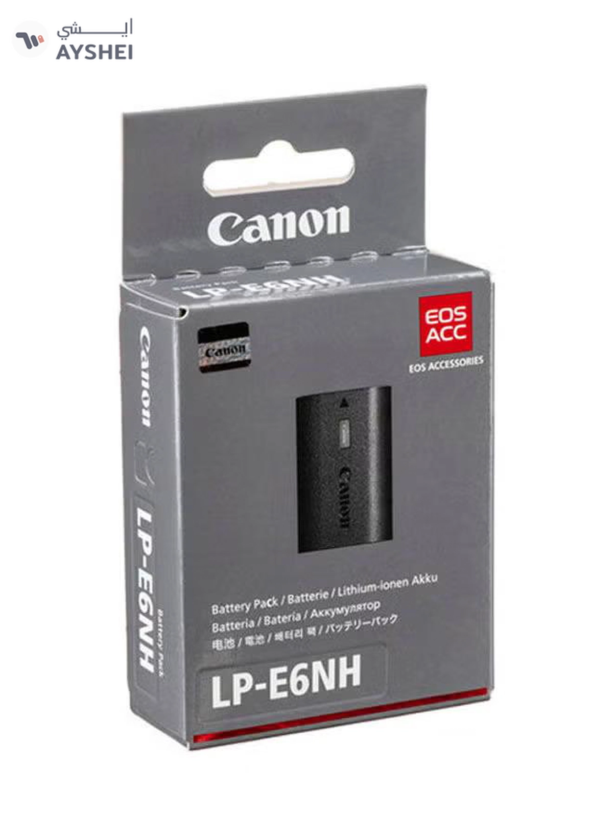 Canon 2130 mAh LP-E6NH Battery Pack Lithium-Ion Battery (7.2V, 2130mAh) Black-1-1