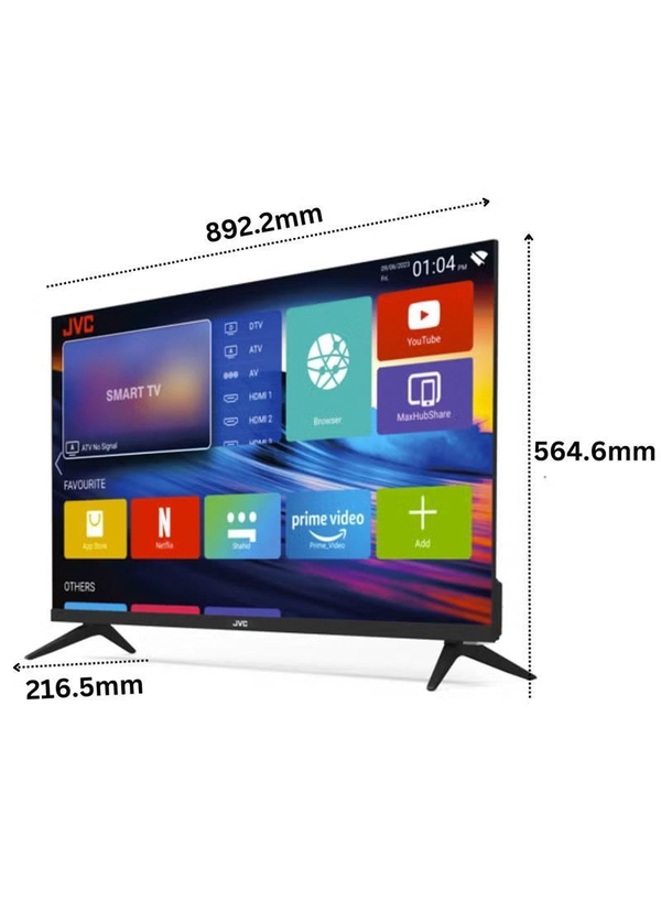 JVC 40 Inch Edgeless Full HD Android Smart TV With Dolby Audio And Quadcore Processor