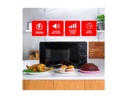 Olsenmark Electric Microwave Oven, 5 Multiple Power Levels-1