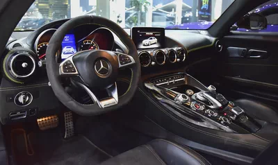 EXCELLENT DEAL for our Mercedes Benz AMG GTs ( 2015 Model ) in Yellow Color GCC Specs-10
