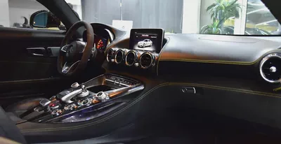 EXCELLENT DEAL for our Mercedes Benz AMG GTs ( 2015 Model ) in Yellow Color GCC Specs-11