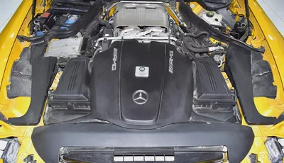 EXCELLENT DEAL for our Mercedes Benz AMG GTs ( 2015 Model ) in Yellow Color GCC Specs-19