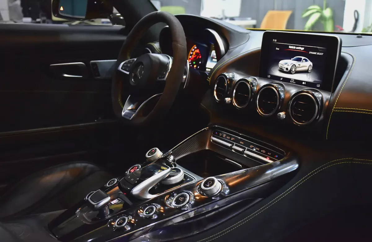 EXCELLENT DEAL for our Mercedes Benz AMG GTs ( 2015 Model ) in Yellow Color GCC Specs-15-15