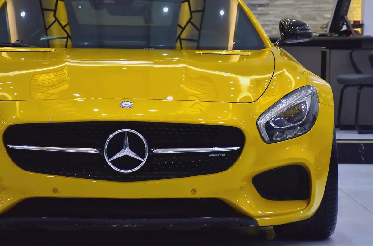 EXCELLENT DEAL for our Mercedes Benz AMG GTs ( 2015 Model ) in Yellow Color GCC Specs-3-3
