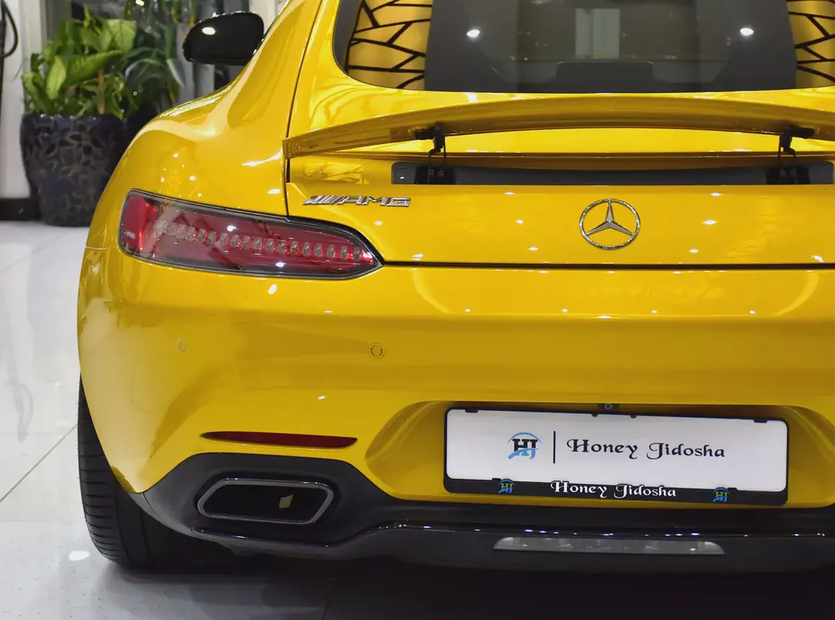 EXCELLENT DEAL for our Mercedes Benz AMG GTs ( 2015 Model ) in Yellow Color GCC Specs-7-7