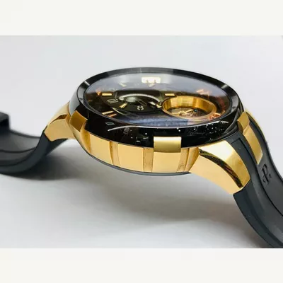 Perrelet | Double Rotor Flying Tourbillon Rose Gold on Black Rubber Strap with Carbon Dial Condition: Like new & unworn | Year of production 2018 (Approximation) | No original box | Original papers-3