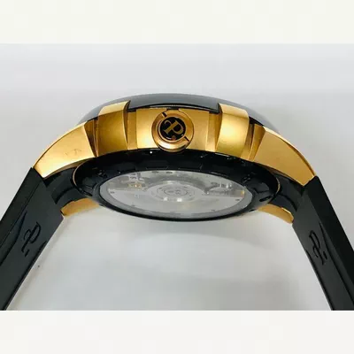Perrelet | Double Rotor Flying Tourbillon Rose Gold on Black Rubber Strap with Carbon Dial Condition: Like new & unworn | Year of production 2018 (Approximation) | No original box | Original papers-7