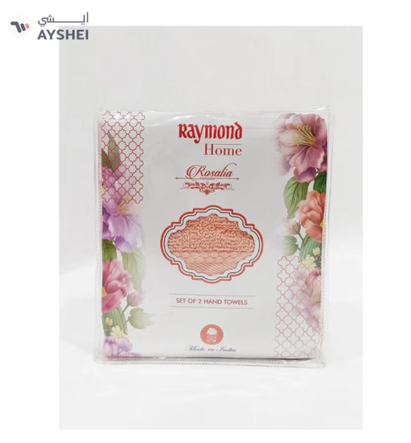 Raymond Home Hand towel 2 PCs Super Soft 450 GSM Pure Cotton 40x60 cm