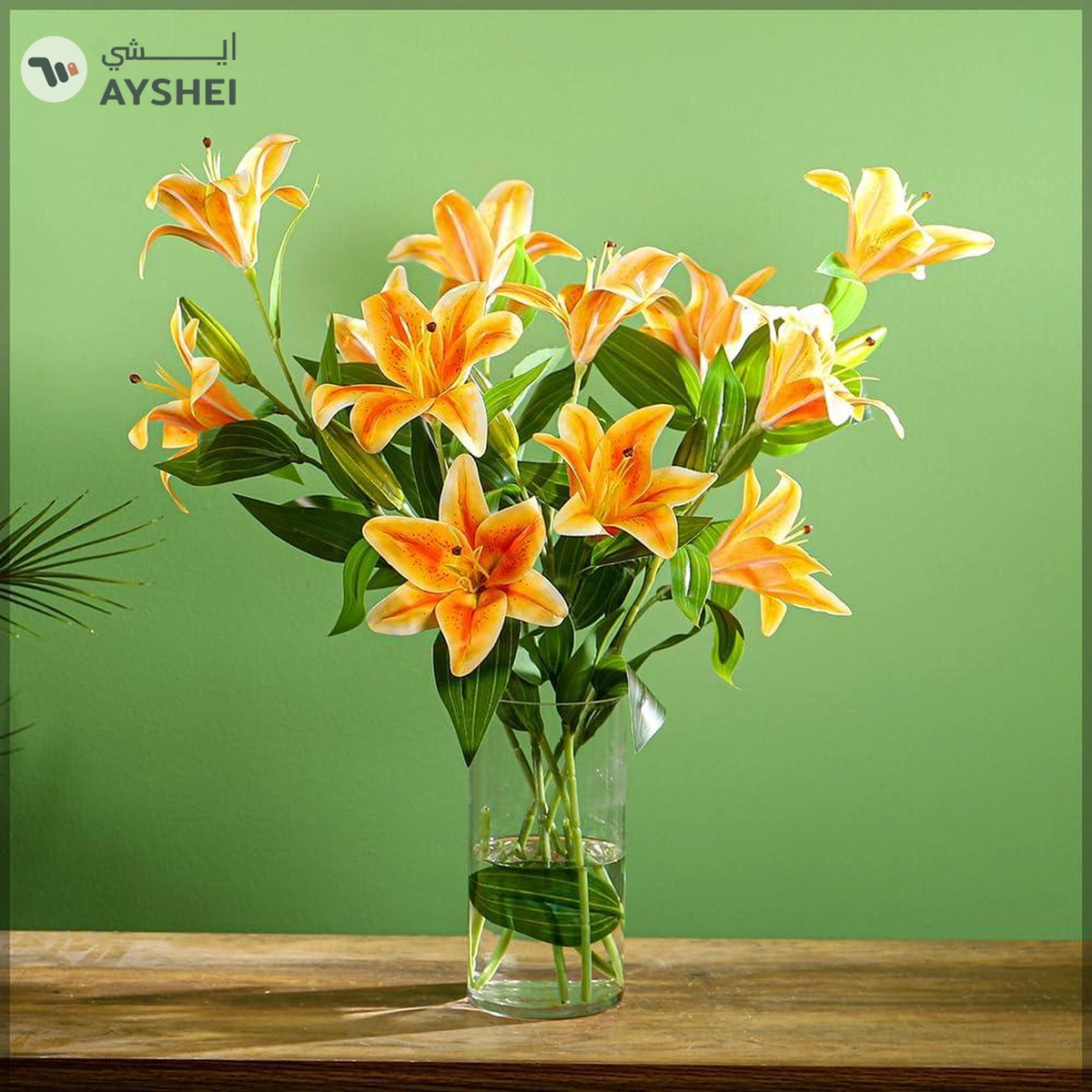 Yatai 2pcs Nearly Natural Lily Flowers Small for Vase Filling and Flower Arrangements -3-3