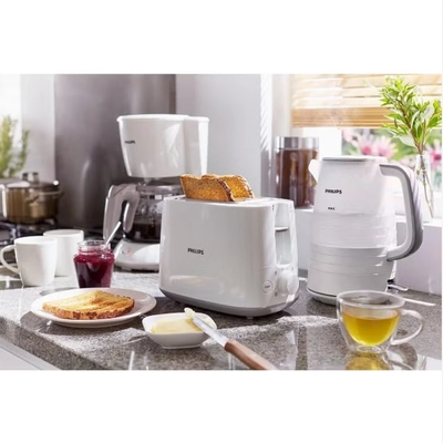 Philips Toaster Daily Collection - Plastic, 2 Slots With Bun Warmer, 8 Settings-3
