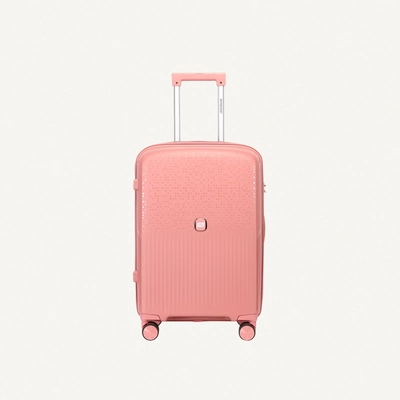 British Tourister 3 Piece Polypropylene Hard Side Spinner Luggage Trolley Set 20/24/28 Inch - Rose Gold-2