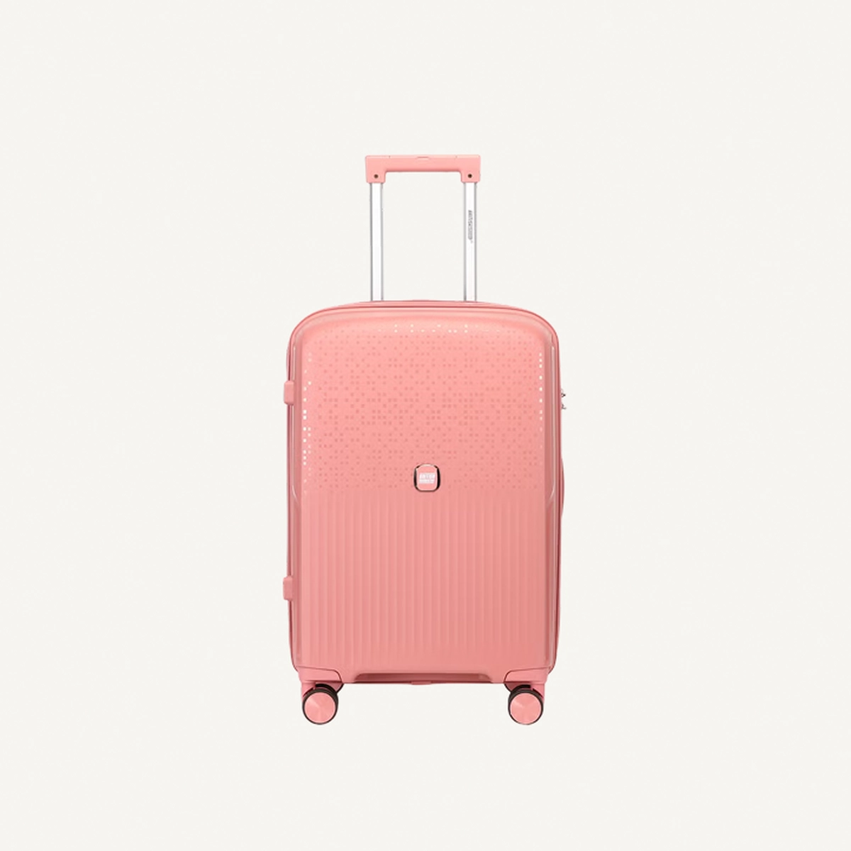 British Tourister 3 Piece Polypropylene Hard Side Spinner Luggage Trolley Set 20/24/28 Inch - Rose Gold-2-2