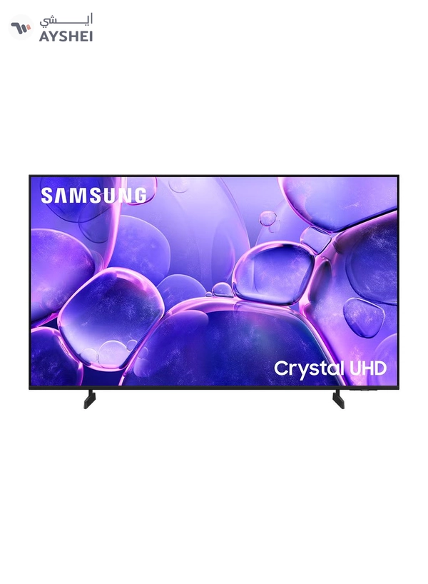Samsung 55 Inch Crystal UHD TV, U8000F, 4K, Crystal Processor 4K, MetalStream Design, Knox Security, Endless Free Content, Smart TV, UA55U8000 (2025 - International Version) U8000F BLACK