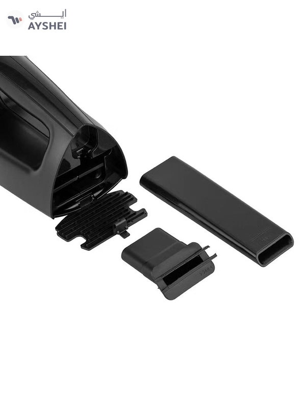 GEEPAS Vacuum Cleaner| Rechargeable And Handheld, Wet & Dry 400 ML Dust Bag Capacity With LED Indicator Light| Lithium Technology Low Noise| Crevice Nozzle, Small Brush And Wall Mount Bracket| HEPA Filter| Home And Office Use 0.4 L 75 W GVC19015UK Black/White