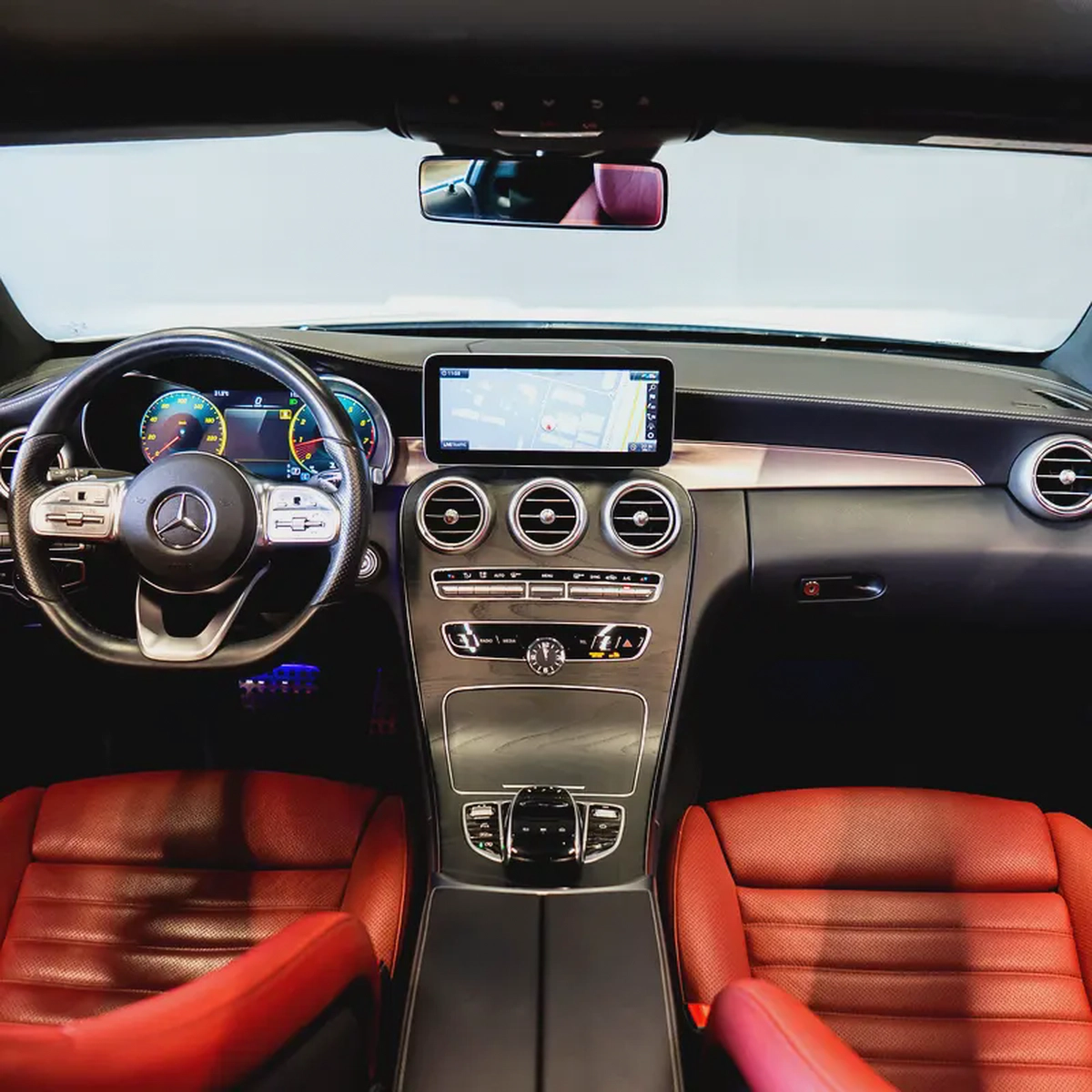 AED 2,394 P.M • 0% Downpayment • Mercedes-Benz C 300 Premium • 1 Year Warranty-7-7