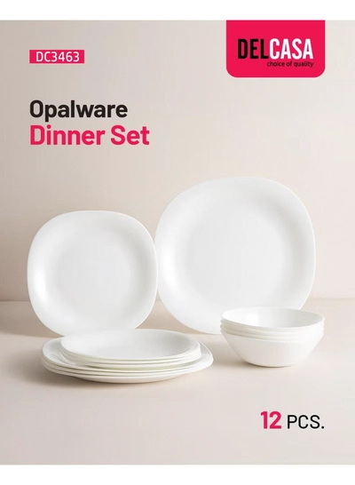 Delcasa 12 Piece Opalware Dinner Set- DC3463-0