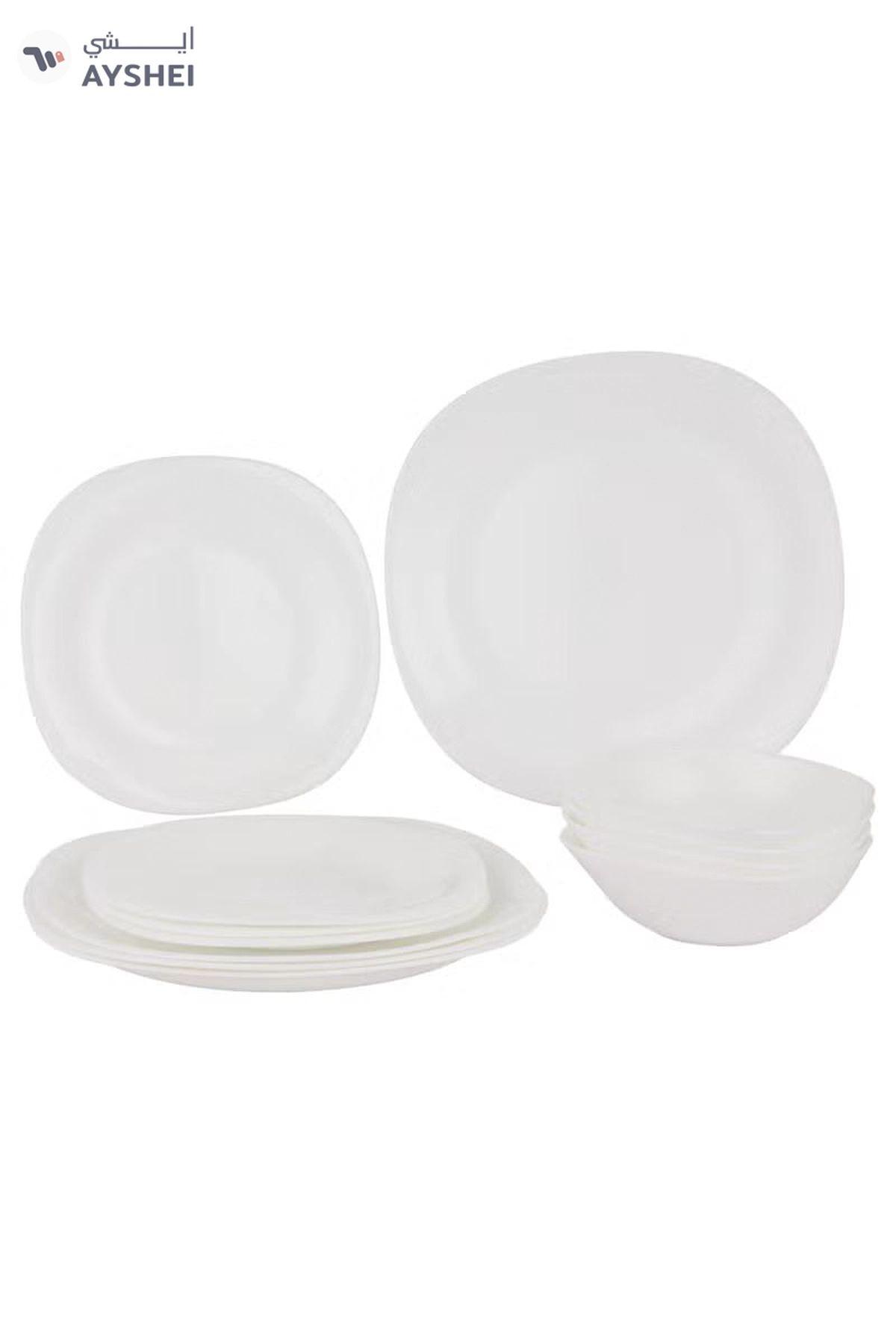 Delcasa 12 Piece Opalware Dinner Set- DC3463-1-1