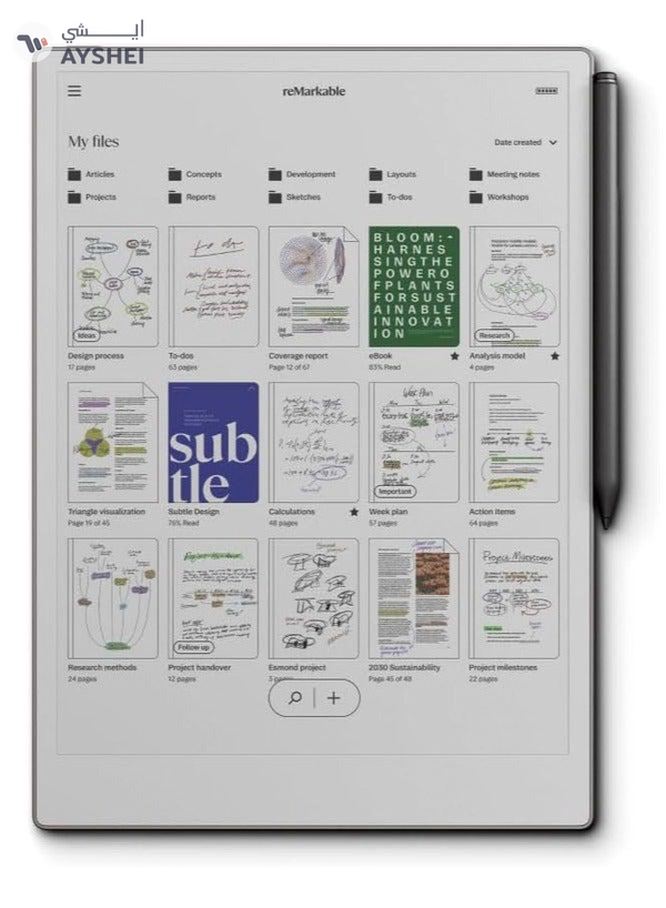Remarkable Paper Pro 11.8-Inch Color Tablet with Marker Plus with Eraser