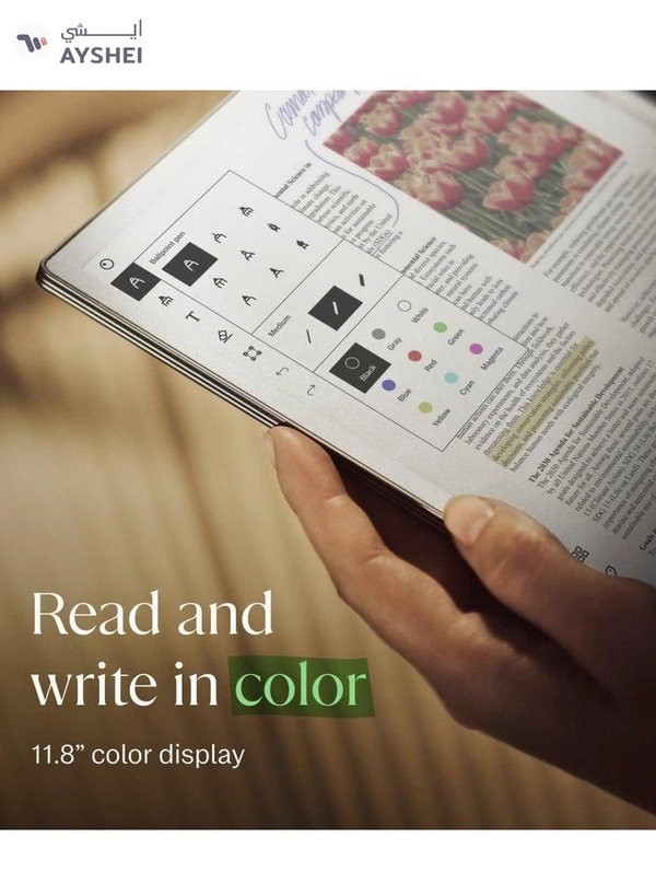Remarkable Paper Pro 11.8-Inch Color Tablet with Marker Plus with Eraser