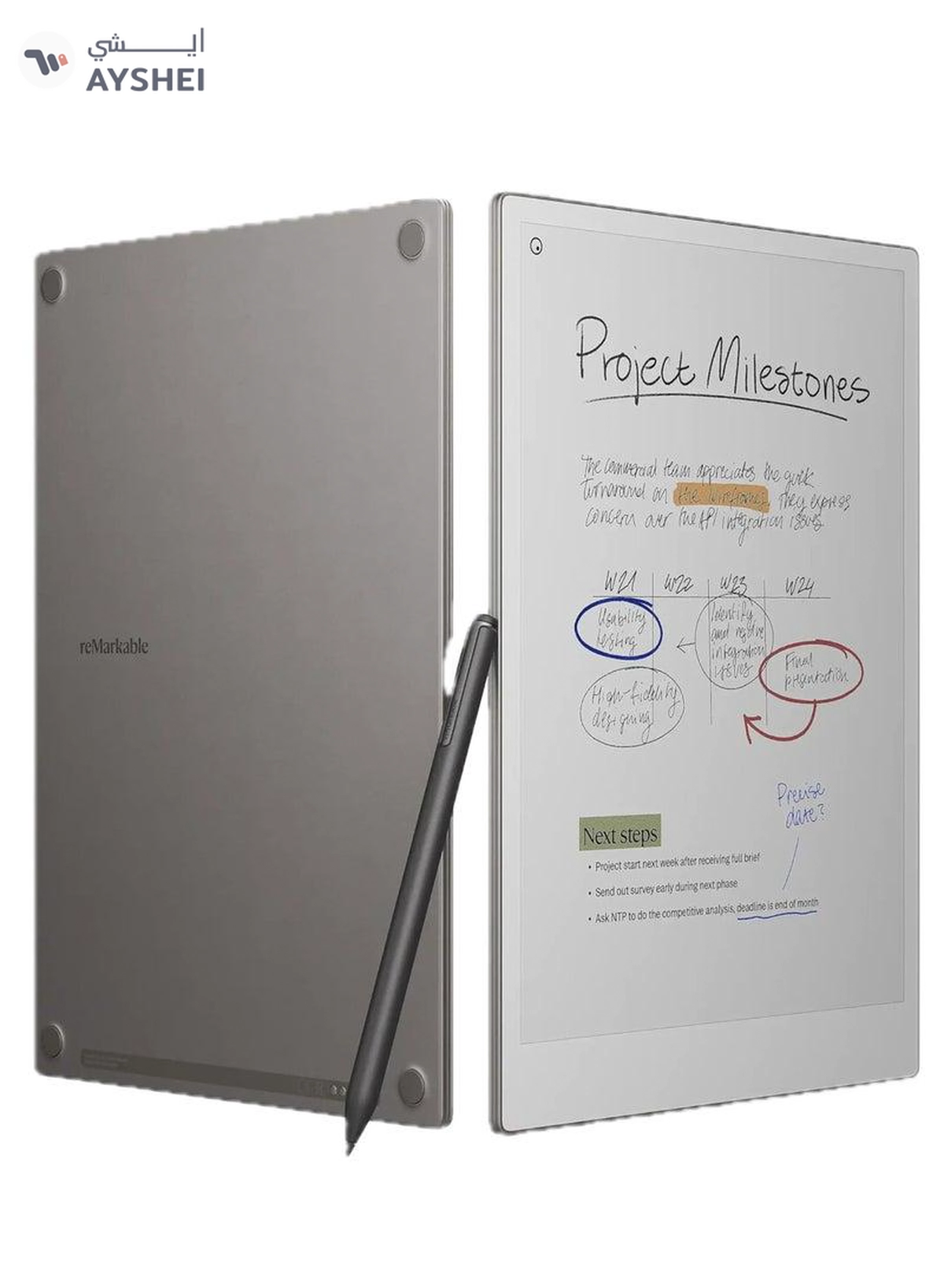 Remarkable Paper Pro 11.8-Inch Color Tablet with Marker Plus with Eraser-1-1