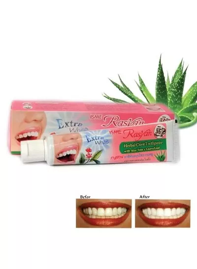 RasYan Extra White Herbal Toothpaste with Clove, Aloe Vera and Guava Leaf – Daily Dental Care Designed to Leave Your Mouth Feeling Fresh, Clean, Refreshed, and Pleasantly Invigorated-7
