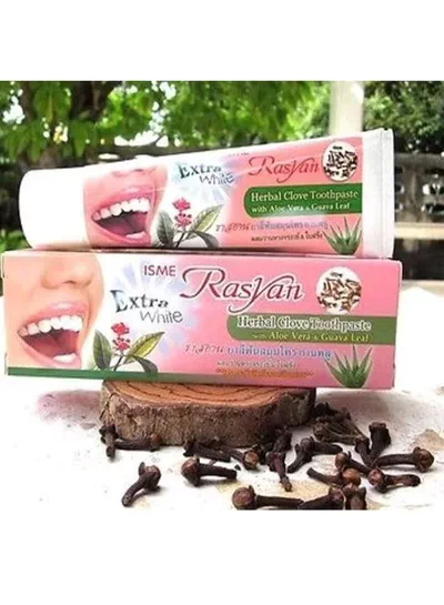 RasYan Extra White Herbal Toothpaste with Clove, Aloe Vera and Guava Leaf – Daily Dental Care Designed to Leave Your Mouth Feeling Fresh, Clean, Refreshed, and Pleasantly Invigorated-8