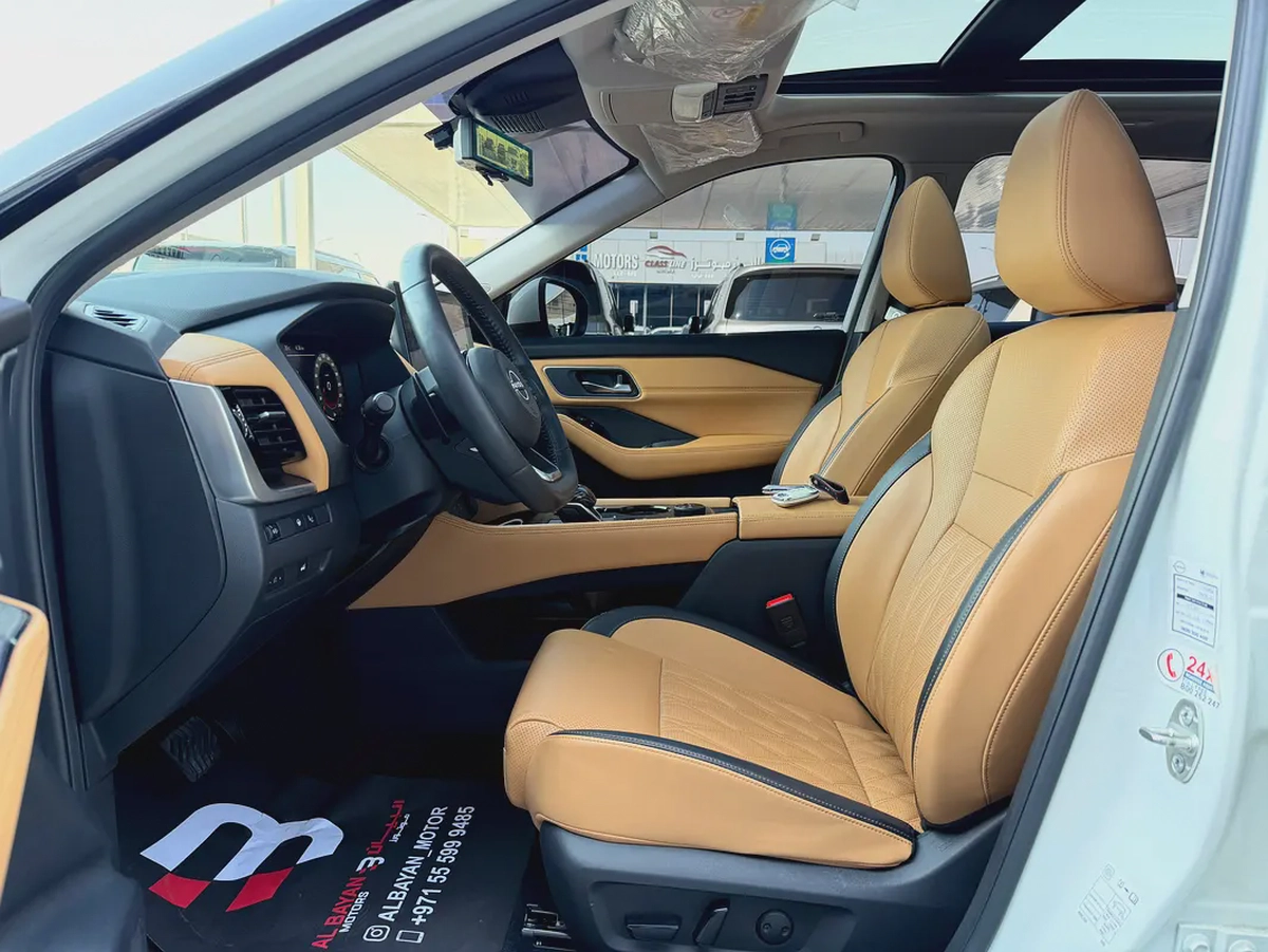 نيسان اكس تريل اس ال ابيض / زعفراني خليجي المسعود Nissan X-Trail SL 2024 GCC Specs-6-6
