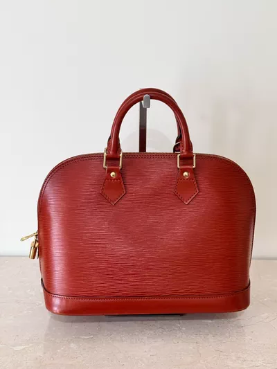 LOUIS VUITTON Alma Epi Bag-0