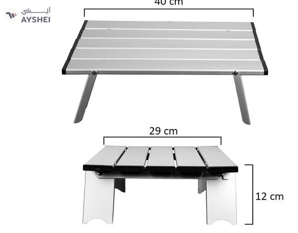 Yatai Decor Mini Folding Aluminium Table Folding Table Portable