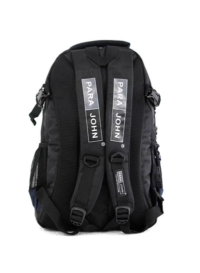 PARAJOHN Nylon Zipper Back Pack Navy-1