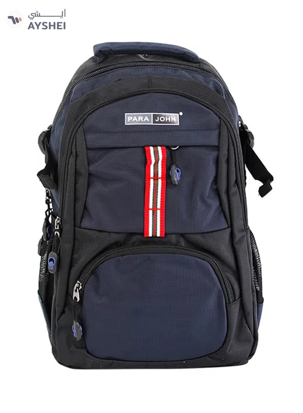 PARAJOHN Nylon Zipper Back Pack Navy