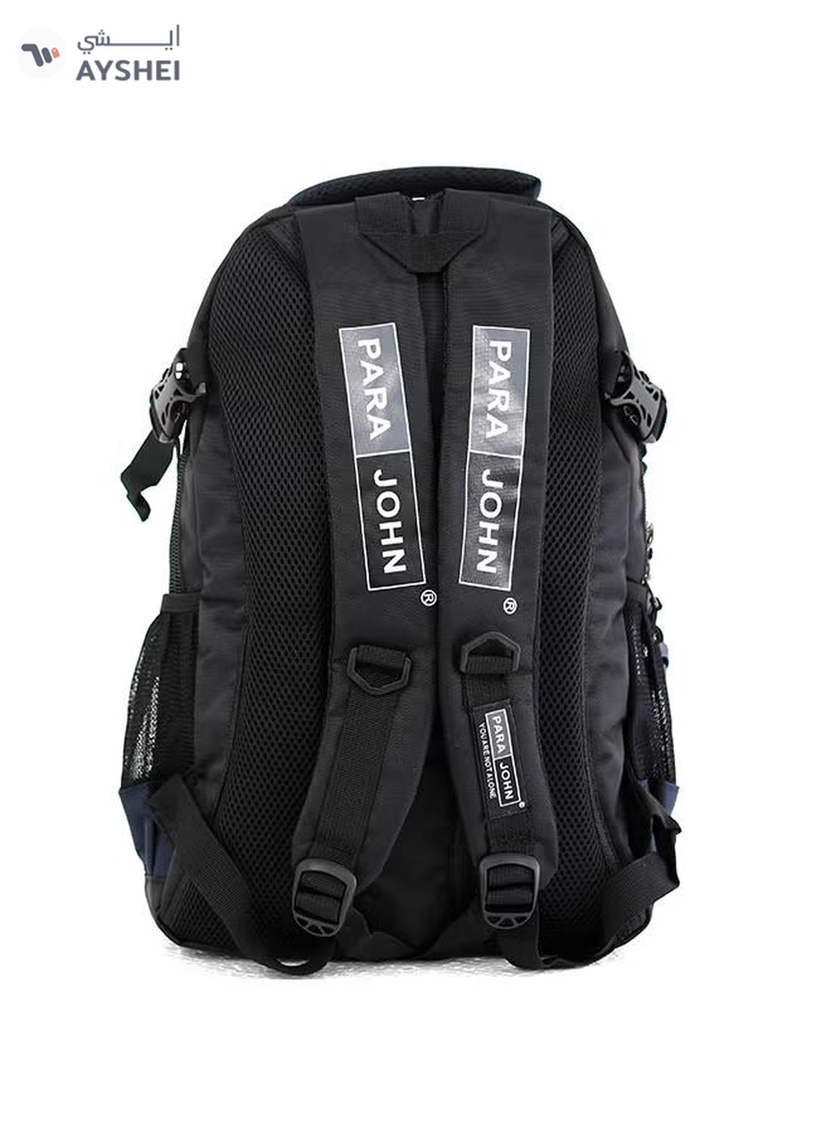 PARAJOHN Nylon Zipper Back Pack Navy-1-1